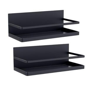 The magnetic organizer rack is designed with supper-strong magnet and ideal size for saving space