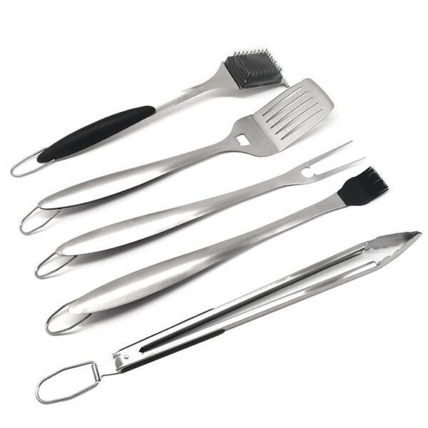Heay-Duty Barbecue Kit | 5-piece Grill Tools Set with Carry Bag - Image 2