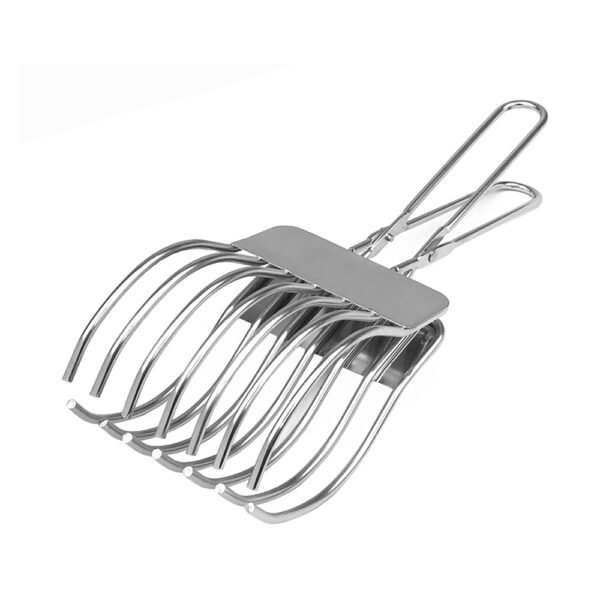 Stainless Steel Meat Bread Cutting Tongs 1 Unit - Image 4