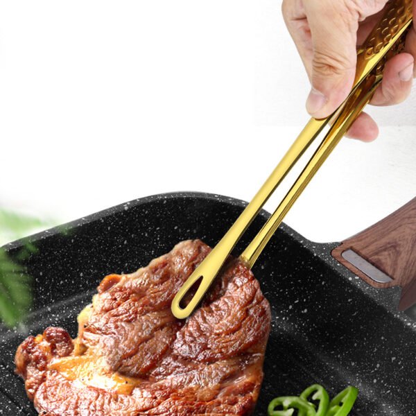 Korea Food Tongs 1 Pc | Stainless Steel - Image 2