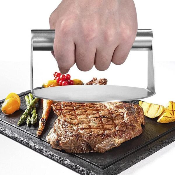 Stainless Steel Burger Press | Kitchen Meat Press - Image 5