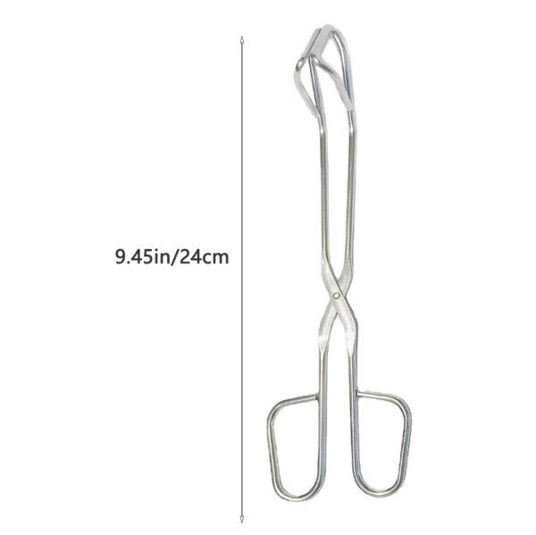 Multifunction Grill Tongs Clips Set 2 Pcs | Stainless Steel - Image 3