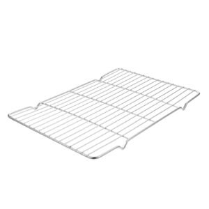 The baking rack is made from stainless steel, makes it sturdy and durable, an Esstential tools for the kitchen baking and cooking