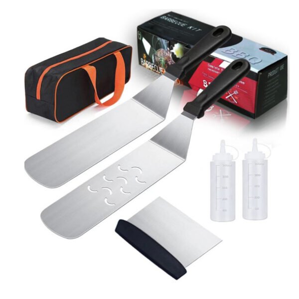 Professional 5 Pcs Griddle Accessory Kit with Storage Bag