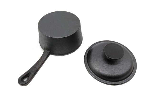 Cast Iron Sauce Pot with Lid - Image 2