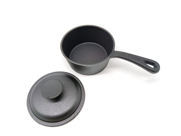 Cast Iron Sauce Pot with Lid - Image 3