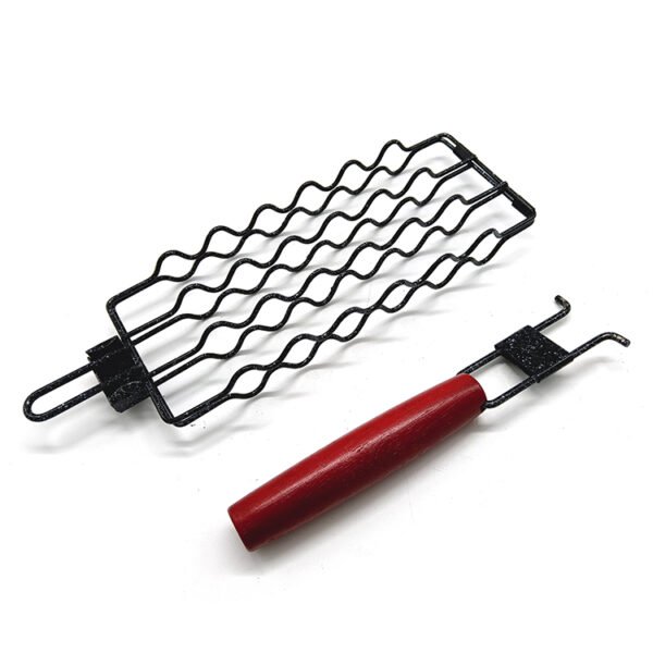 Commercial Grade Non-stick Grill Basket for Grilling Hot Dog Saucege - Image 4