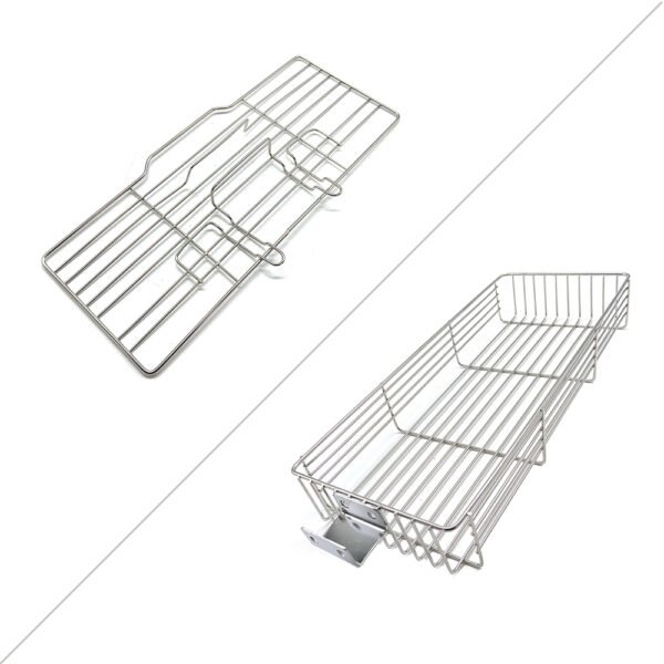 Professional Barbecue Grill Basket with Fodable Handle for Outdoor Grills - Image 5