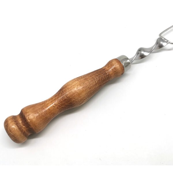 Grill Skewer Forks | Stainless Steel Kebab Grilling Stick with Wood Grip - Image 5