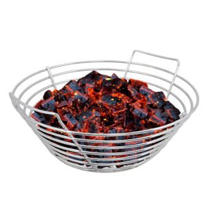 Wholesale stainless steel construction charcoal holder for outdoor barbecuing,