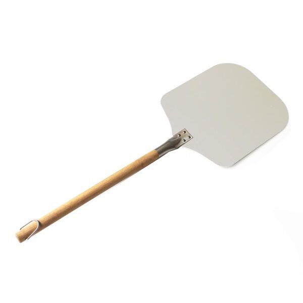 12"x14" Perforated Pizza Shovel with Wooden Handle - Image 2