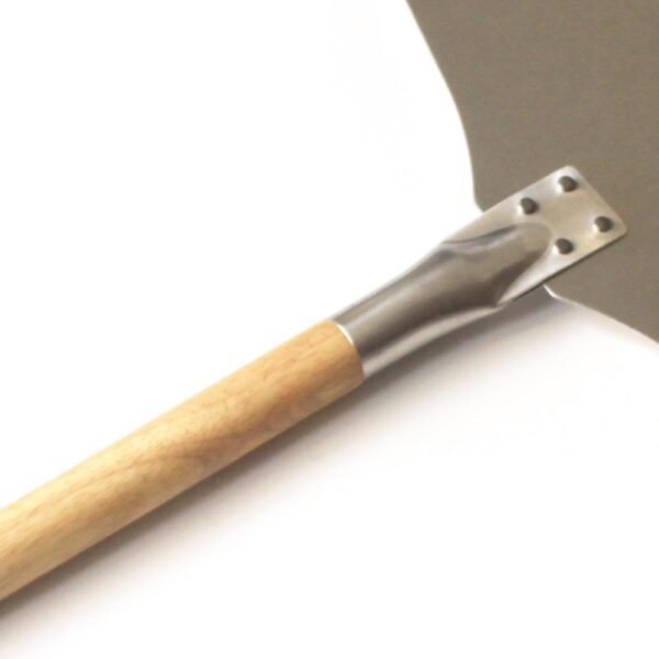 12"x14" Perforated Pizza Shovel with Wooden Handle - Image 4