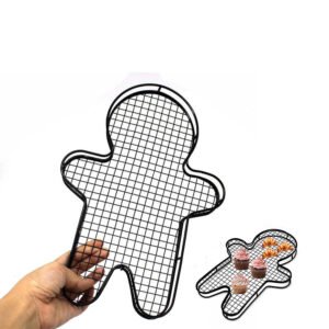 The cookies baking cooling rackk features a special design with black non-stick coated for kitchen baking