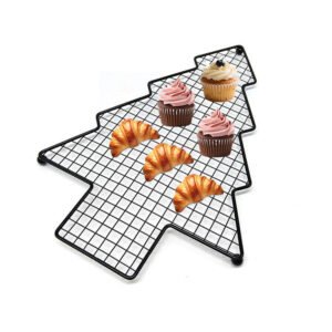 This food cooling rack is designed to be a tree shape, coated with non-stick material, safe for food and dishwasher