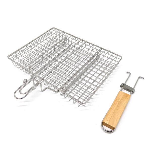 Perforated Grill Basket for Fish, Steak, Meat and Veggies - Image 4