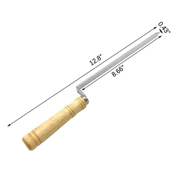 Flat Mushrrom Kebab Skewer | Stainless Steel | 1 Pc - Image 2