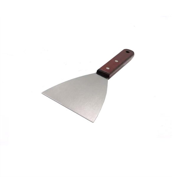 Griddle Tools Set Stainless Steel with Wooden Handle - Image 3