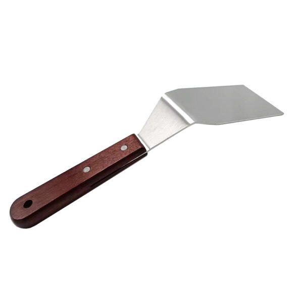 Griddle Tools Set Stainless Steel with Wooden Handle - Image 6