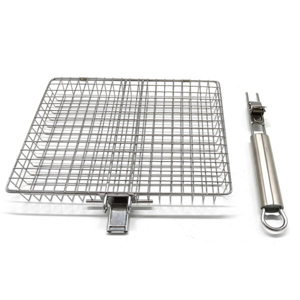 304 Stainless Steel Barbecue Grilling Basket | 1 PC - Image 3