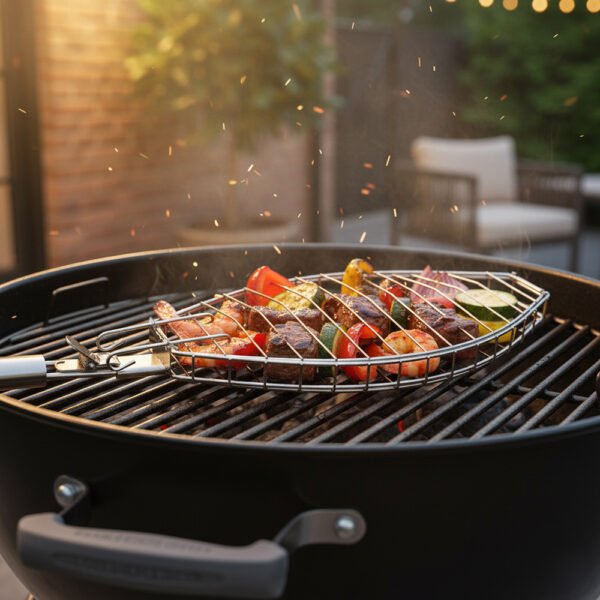 Premium Stainless Steel 3D Fish Grill Basket | Detachable Handle - Image 5