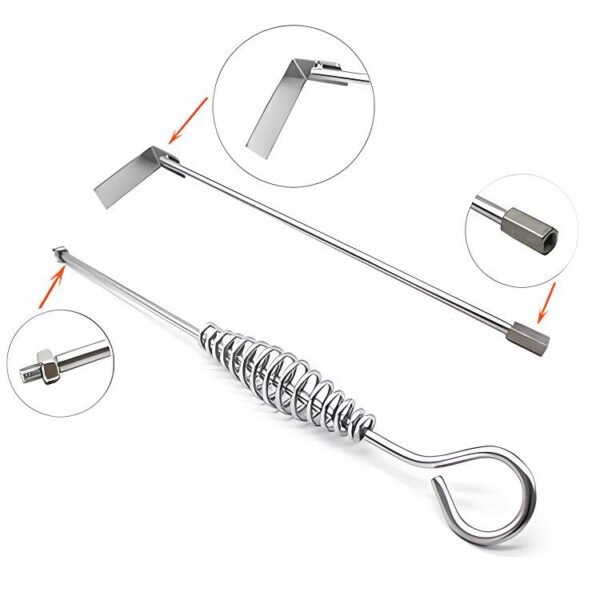 Heavy-Duty Charcoal Grill Ash Tool Set - Image 3