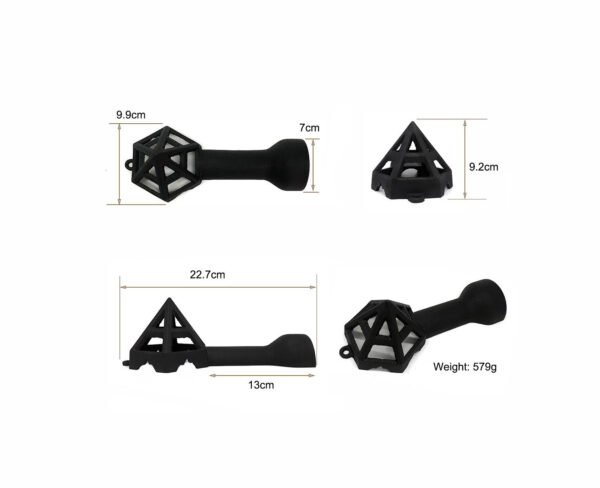 Firewood Charcoal Starter | Cast Iron Fireguard for Stove - Image 3