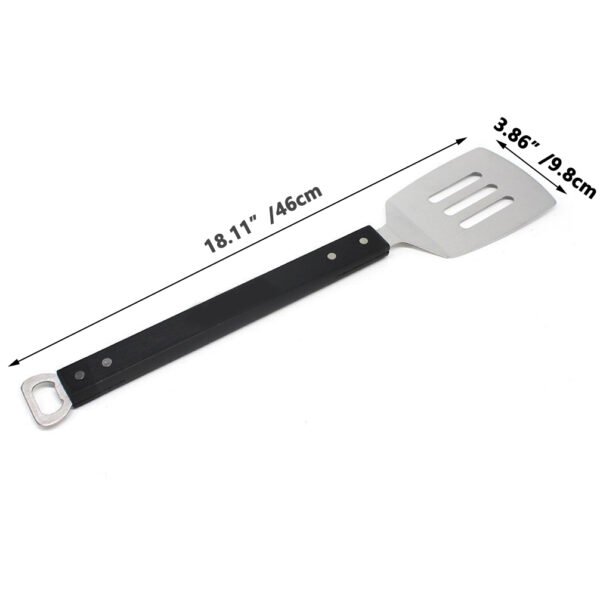 Heavy Duty Stainless Steel BBQ Spatula for Grills - Image 2