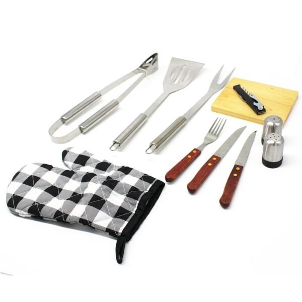 Cooler Storage Bag with 12 Pc BBQ Grilling Utensils Set - Image 4