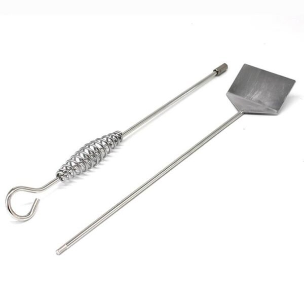 32" BBQ Ash Tool Poker Rake - Image 2
