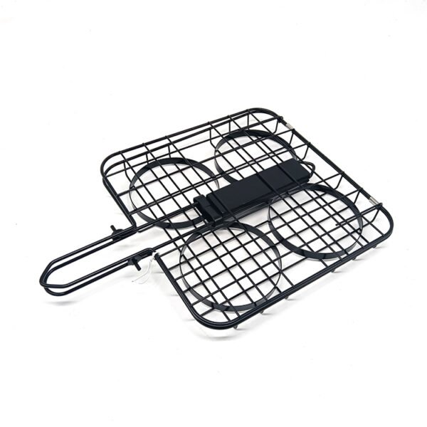 Folding Hamburger Grilling Basket | Non-stick - Image 5