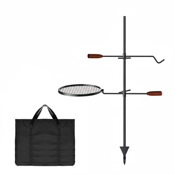 Folding and Adjustable Campfire Cooking Grate | 1 Set - Image 4