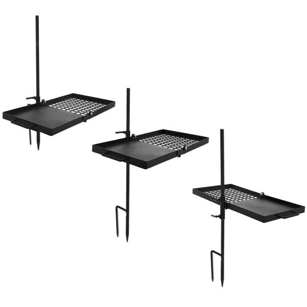 Premium Rotate Camping Grill Rack | Folding & Height Adjustable - Image 4